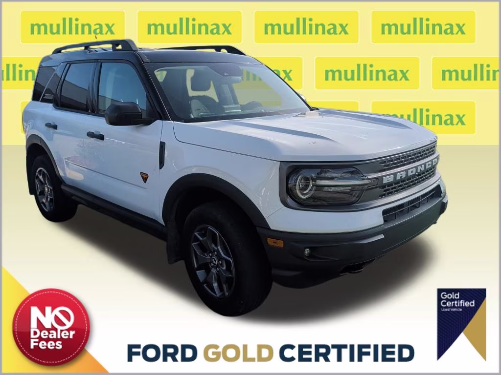 2022 Oxford White Ford Bronco Sport Badlands 4X4 SUV
