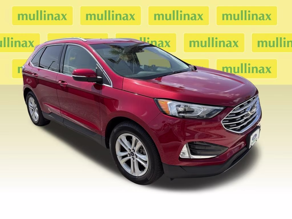 2020 Rapid Red Metallic Tinted Clearcoat Ford Edge SEL FWD SUV