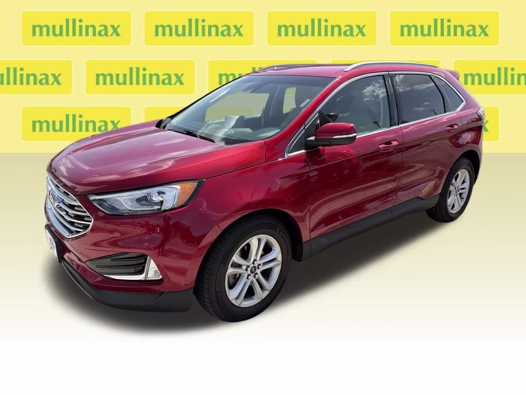 2020 Rapid Red Metallic Tinted Clearcoat Ford Edge SEL FWD SUV