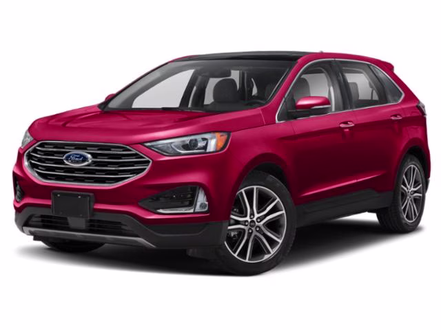 2020 Red Ford Edge SEL FWD SUV