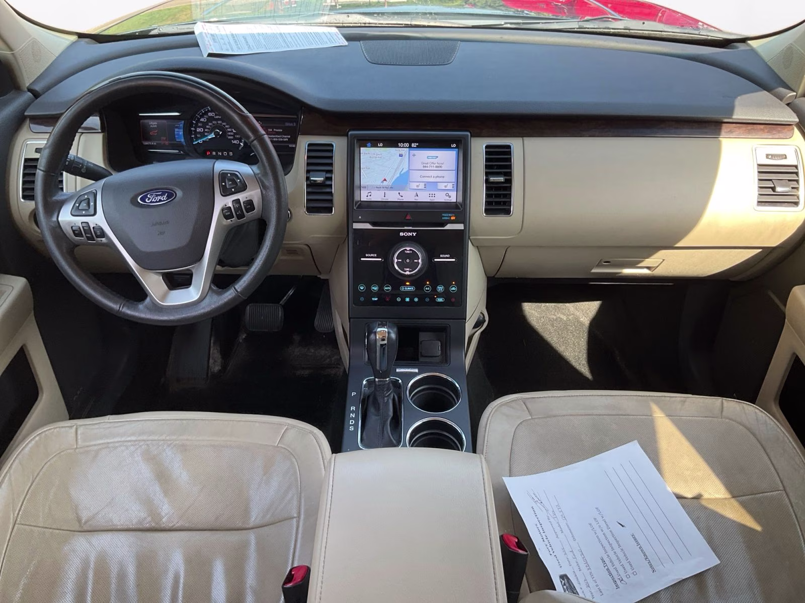 2017 Blue Ford Flex Limited AWD SUV