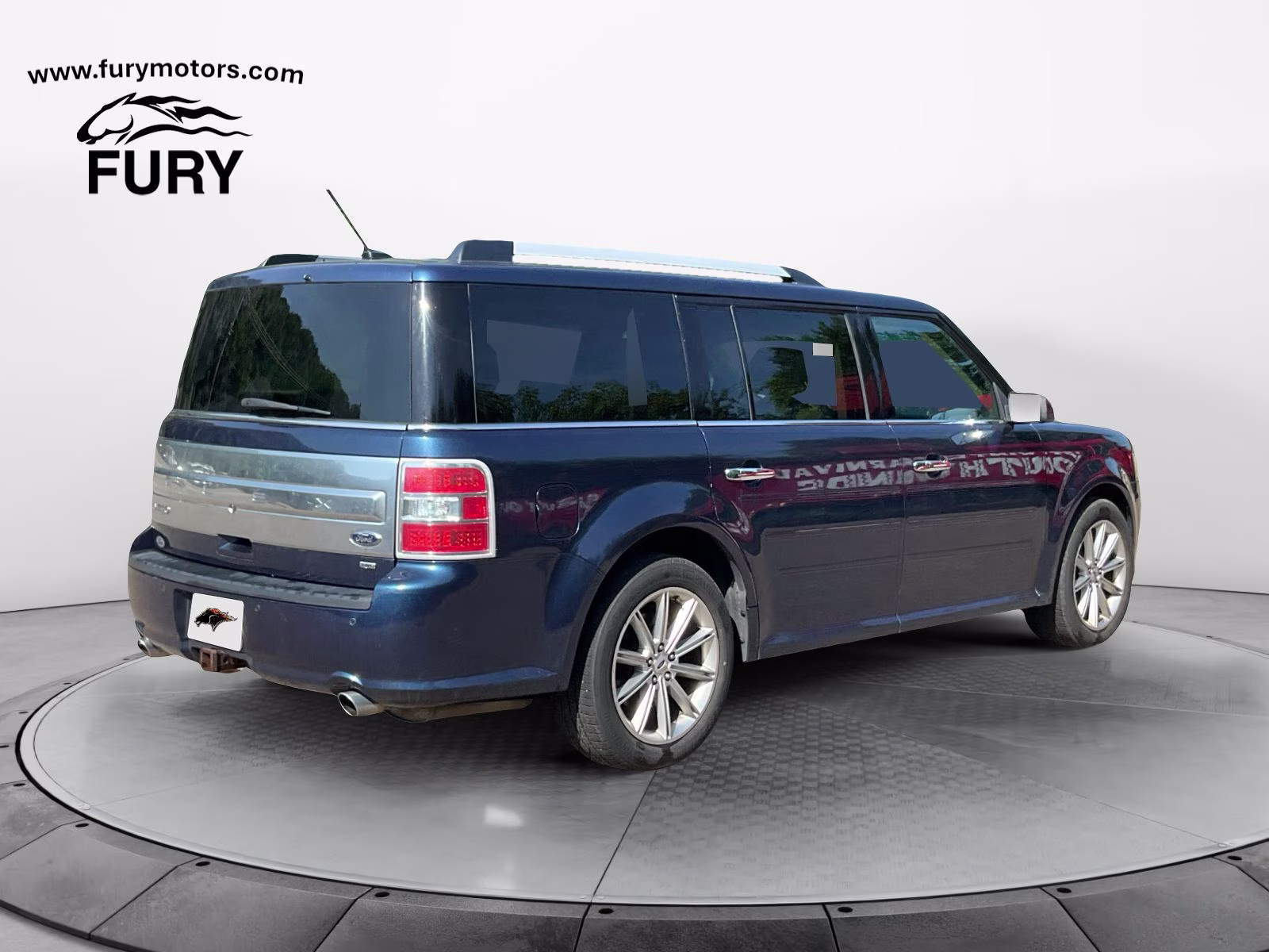 2017 Blue Ford Flex Limited AWD SUV