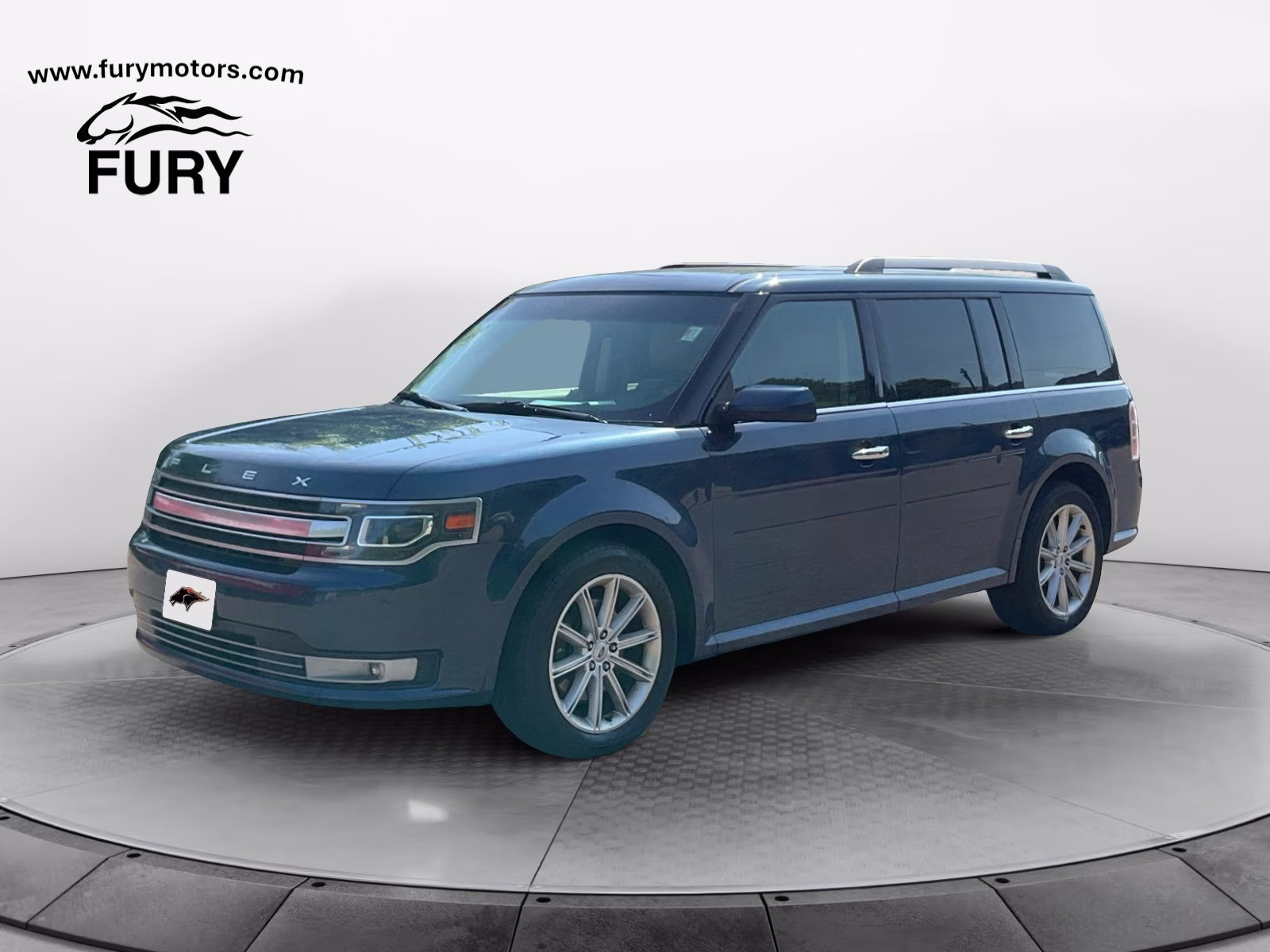2017 Blue Ford Flex Limited AWD SUV