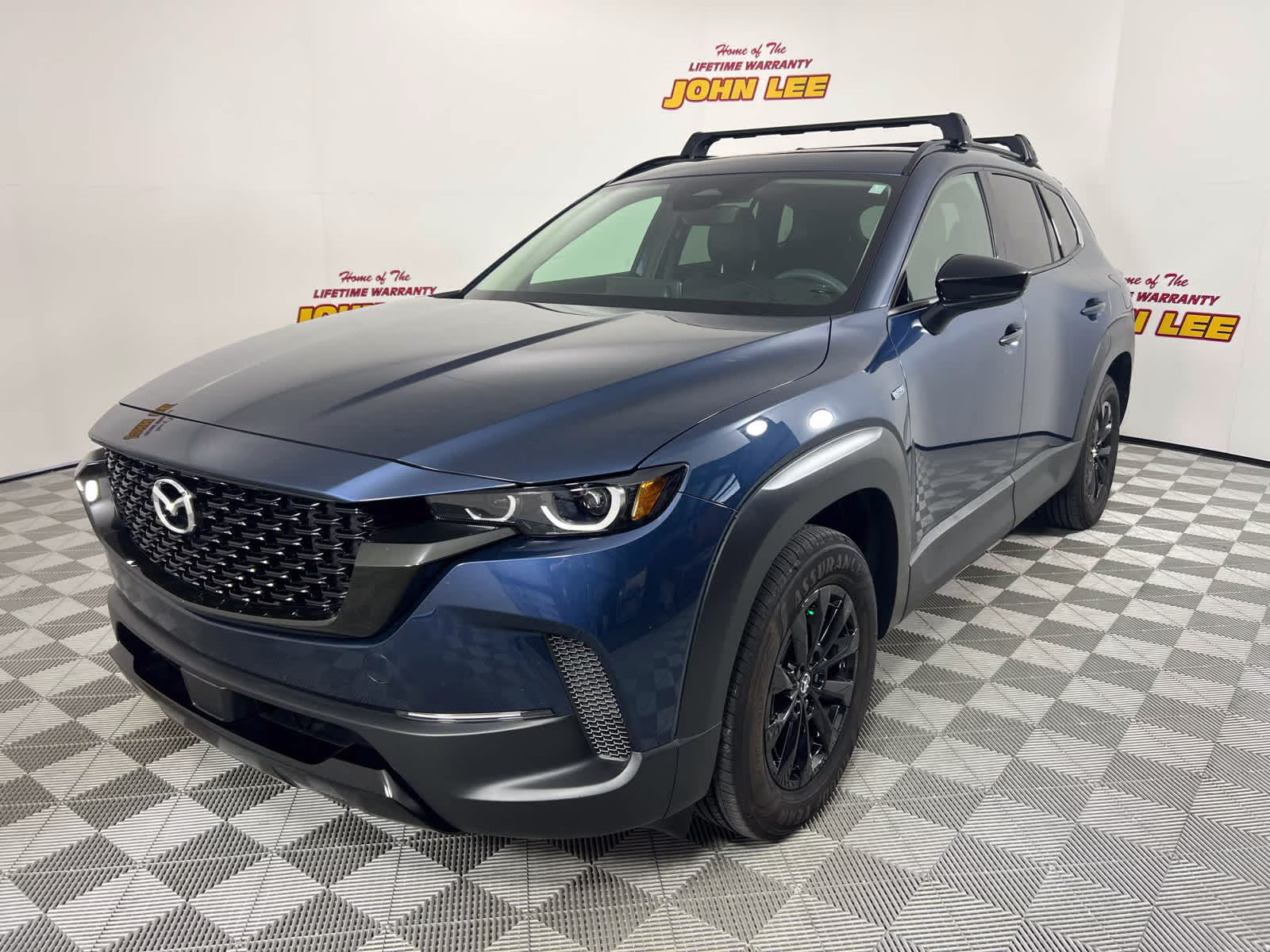 2025 Ingot Blue Metallic Mazda CX-50 Hybrid Premium Package AWD