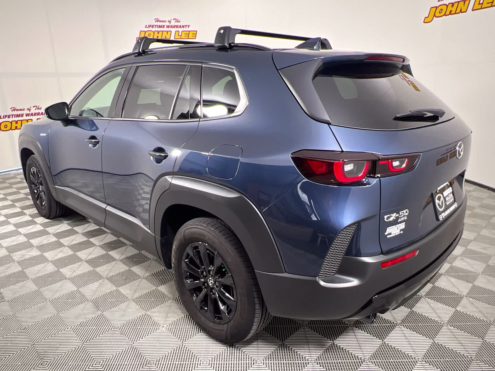 2025 Ingot Blue Metallic Mazda CX-50 Hybrid Premium Package AWD