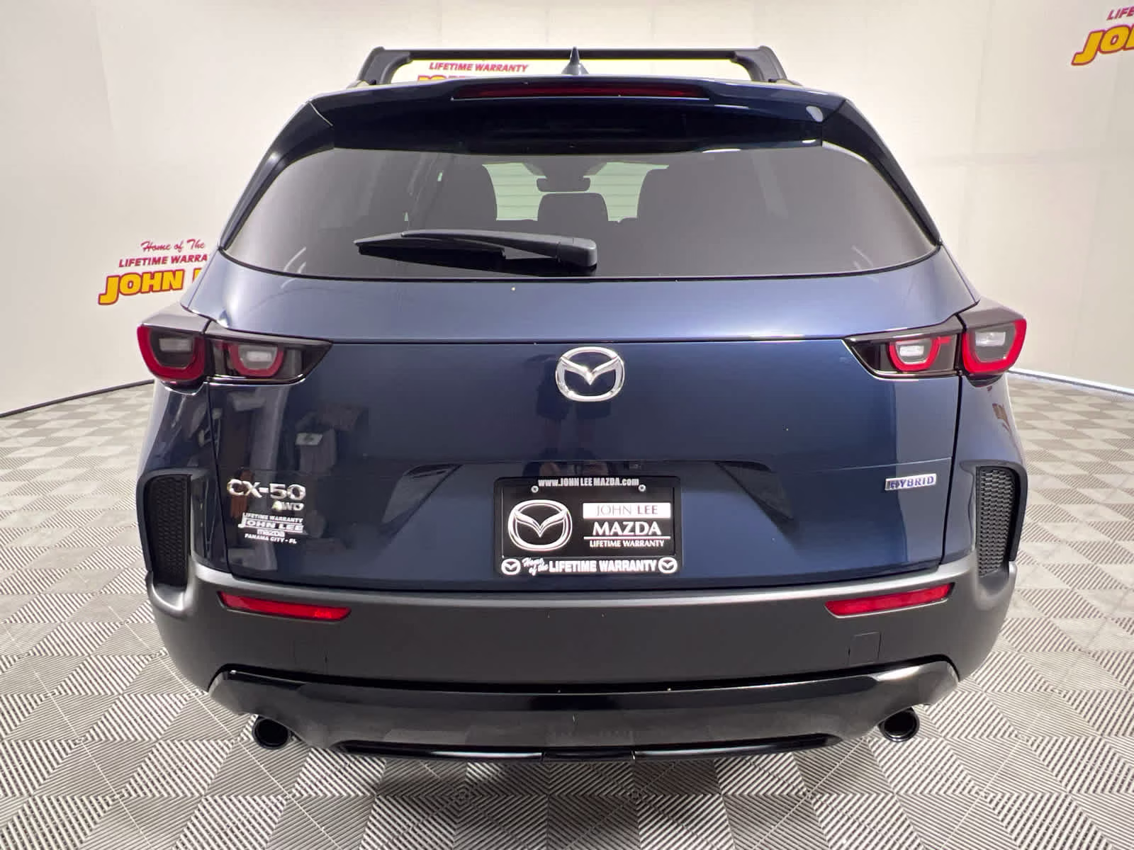 2025 Ingot Blue Metallic Mazda CX-50 Hybrid Premium Package AWD