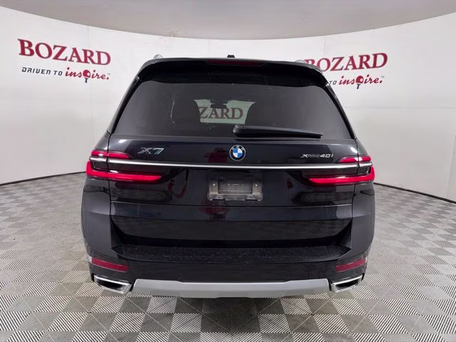 2024 Black Sapphire Metallic BMW X7 xDrive40i AWD SUV