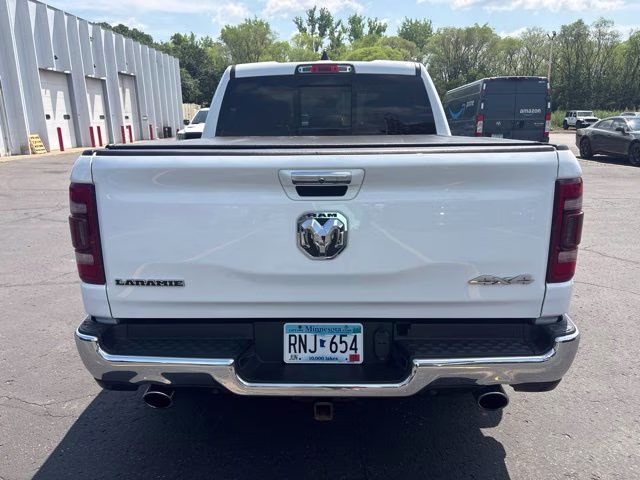 2021 Bright White Clearcoat Ram 1500 Laramie 4X4 Truck