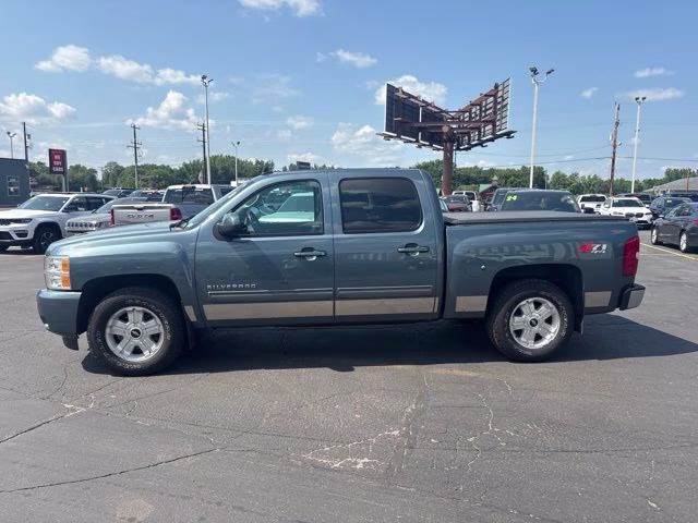 2013 Blue Granite Metallic Chevrolet Silverado 1500 LTZ 4X4 Truck