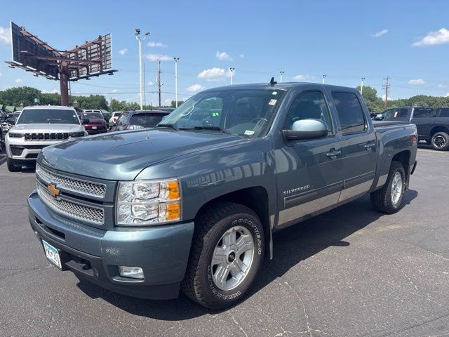 2013 Blue Granite Metallic Chevrolet Silverado 1500 LTZ 4X4 Truck