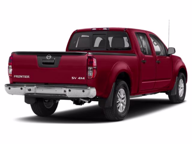 2018 Lava Red Nissan Frontier SV 4X4 Truck