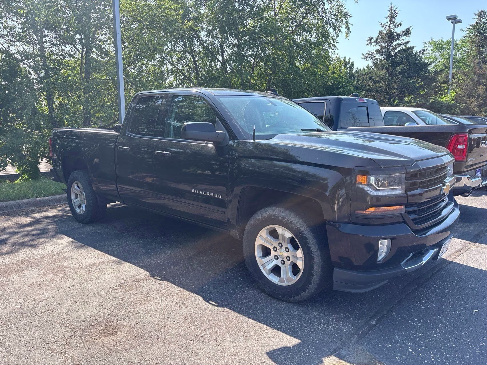 2016 Black Chevrolet Silverado 1500 LT 4X4 Truck