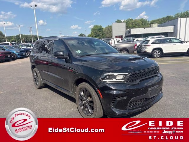 2025 DB Black Crystal Clearcoat Dodge Durango R/T Plus AWD SUV
