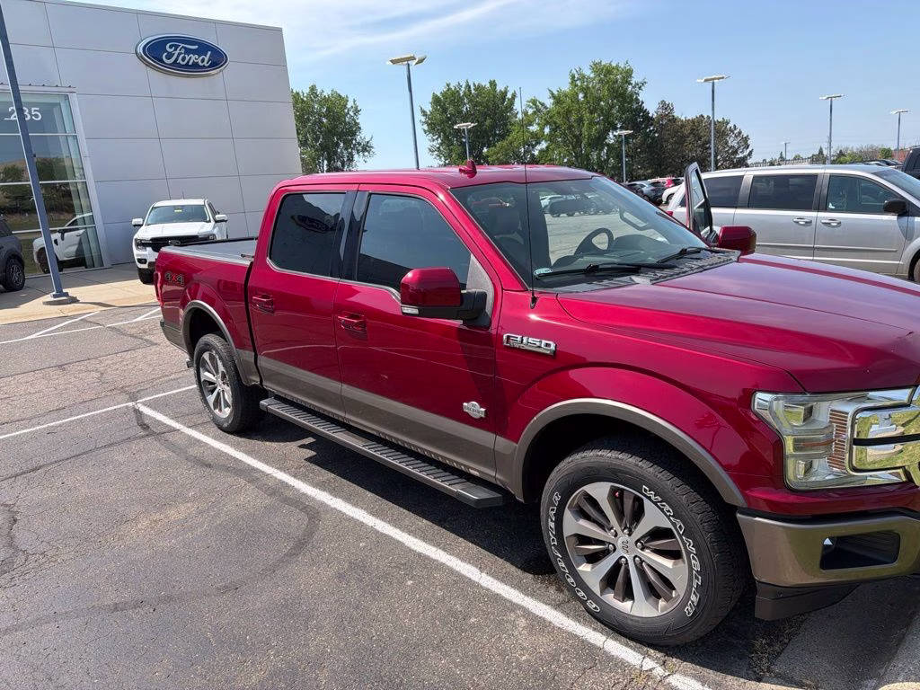 2019 Red Ford F-150 King Ranch w/Max Tow Pkg 4X4 Truck