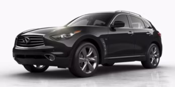 2015 Black INFINITI QX70 Base RWD SUV