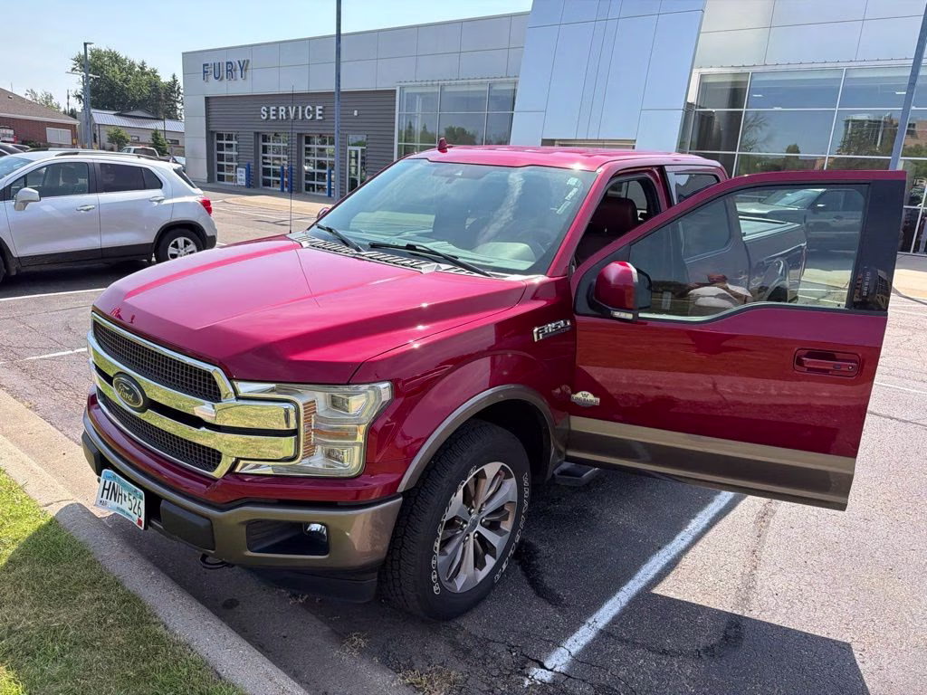 2019 Red Ford F-150 King Ranch w/Max Tow Pkg 4X4 Truck