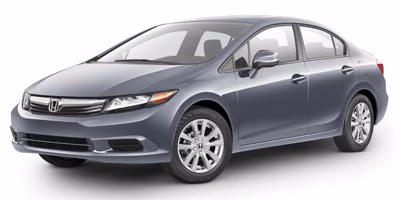 2012 Silver Honda Civic EX-L FWD Sedan