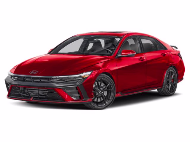 2024 Ultimate red Hyundai Elantra N Base FWD Sedan