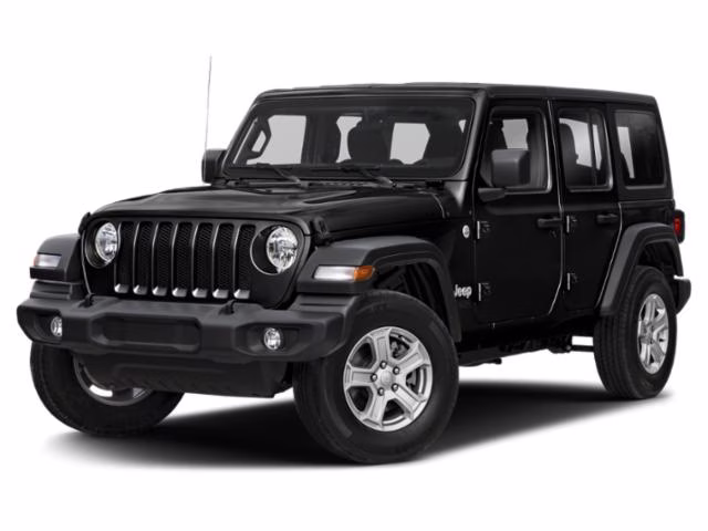 2020 Black Clearcoat Jeep Wrangler Unlimited Sport 4X4 SUV