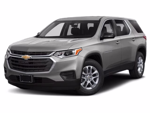 2019 Silver Ice Metallic Chevrolet Traverse LS FWD SUV