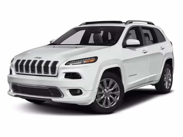 2018 Bright White Clearcoat Jeep Cherokee Overland 4X4 SUV