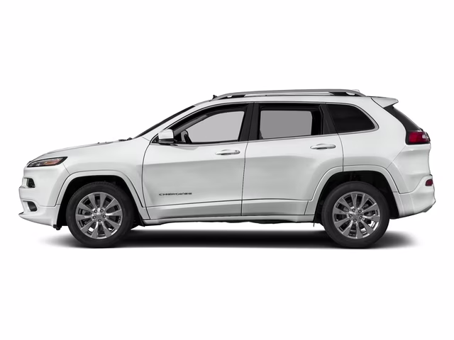 2018 Bright White Clearcoat Jeep Cherokee Overland 4X4 SUV