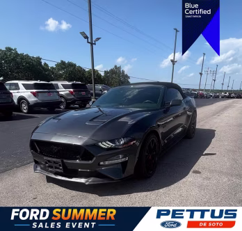 2019 Gray Ford Mustang GT Premium RWD Convertible