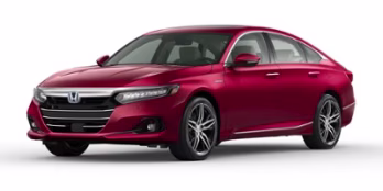 2021 Platinum White Honda Accord Hybrid Touring FWD Sedan