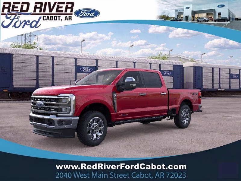 2026 Ruby Red Metallic Tinted Clearcoat Ford Super Duty F-250 SRW LARIAT 4X4 Truck