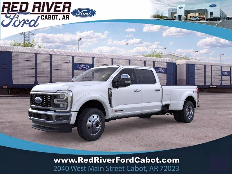 2026 Star White Metallic Tri-Coat Ford Super Duty F-450 DRW LARIAT 4X4 Truck