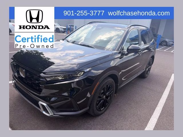 2024 Crystal Black Pearl Honda CR-V Hybrid Sport Touring AWD SUV
