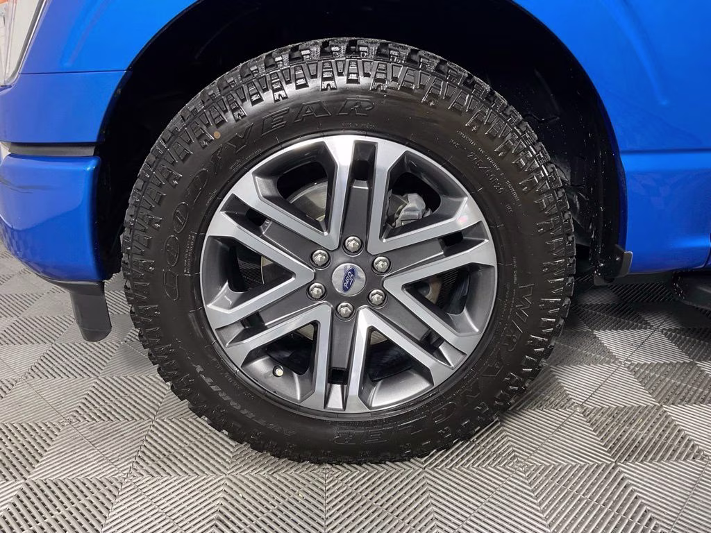 2021 Blue Metallic Ford F-150 XL RWD Truck