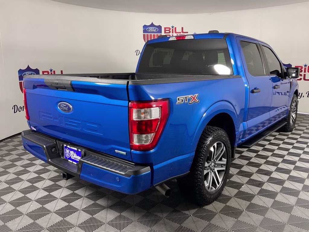 2021 Blue Metallic Ford F-150 XL RWD Truck