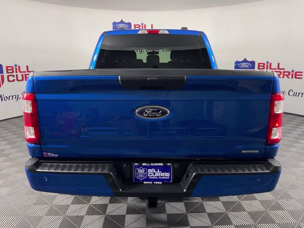 2021 Blue Metallic Ford F-150 XL RWD Truck