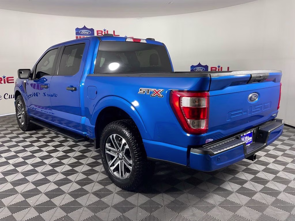 2021 Blue Metallic Ford F-150 XL RWD Truck