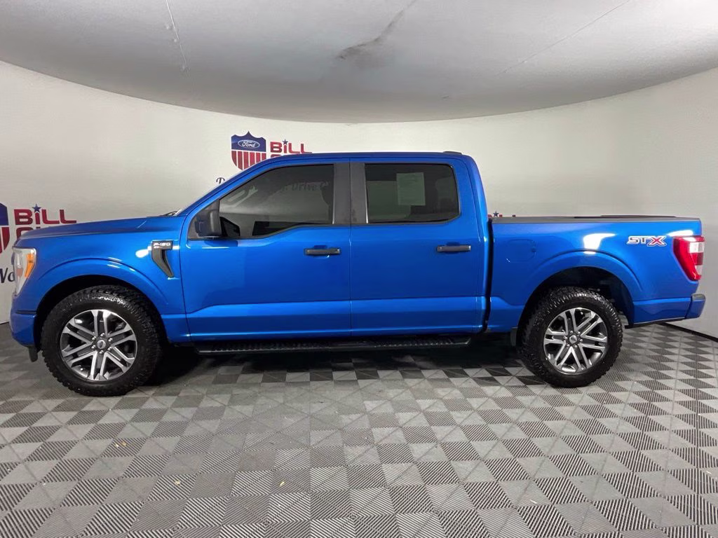 2021 Blue Metallic Ford F-150 XL RWD Truck