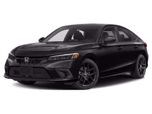2024 Black Honda Civic Sport FWD Hatchback