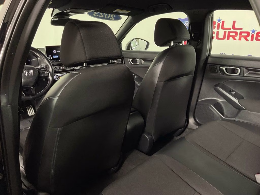 2024 Black Honda Civic Sport FWD Hatchback