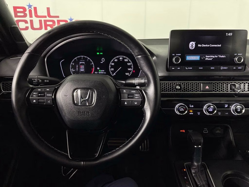 2024 Black Honda Civic Sport FWD Hatchback
