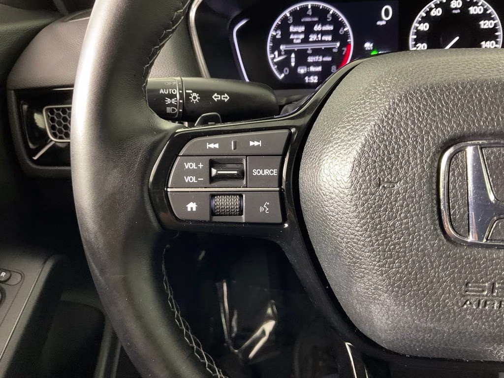2024 Black Honda Civic Sport FWD Hatchback