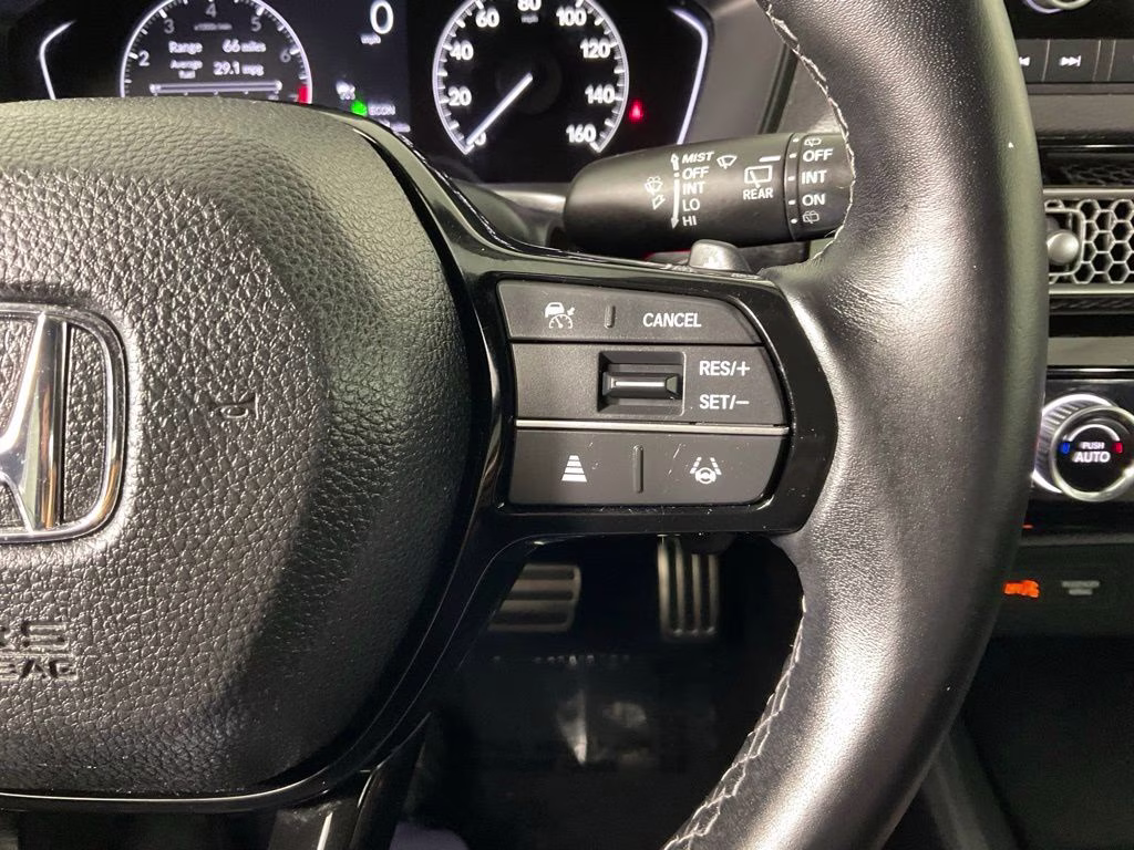 2024 Black Honda Civic Sport FWD Hatchback