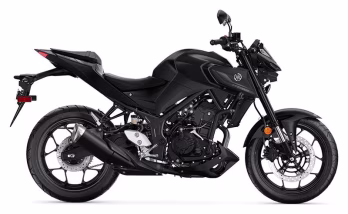 2021 Matte Stealth Black Yamaha MT-03 Motorcycle