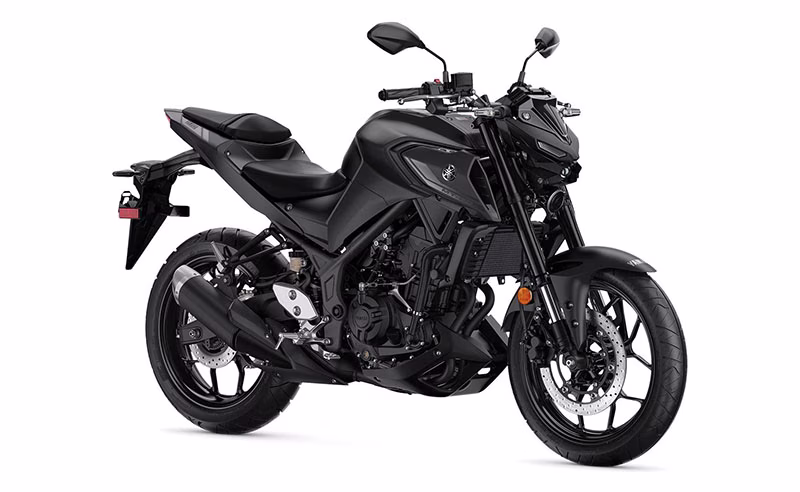 2021 Matte Stealth Black Yamaha MT-03 Motorcycle