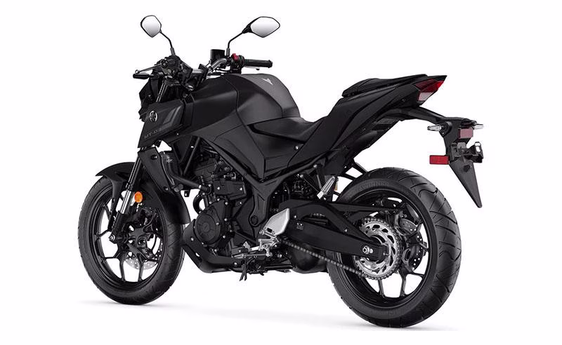 2021 Matte Stealth Black Yamaha MT-03 Motorcycle