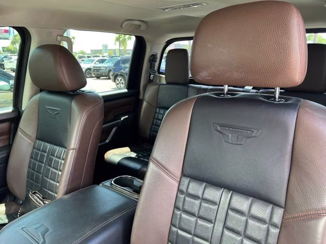 2017 Pearl White Metallic Nissan Titan Platinum Reserve 4X4 Truck