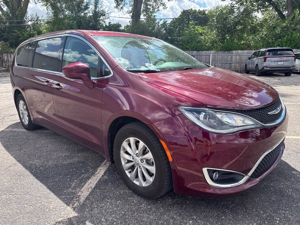 2018 Velvet Red Pearlcoat Chrysler Pacifica Touring Plus FWD Van