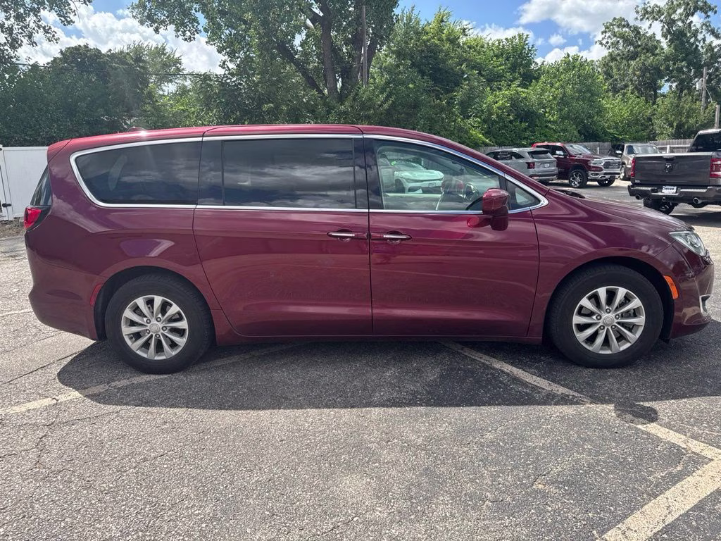 2018 Velvet Red Pearlcoat Chrysler Pacifica Touring Plus FWD Van
