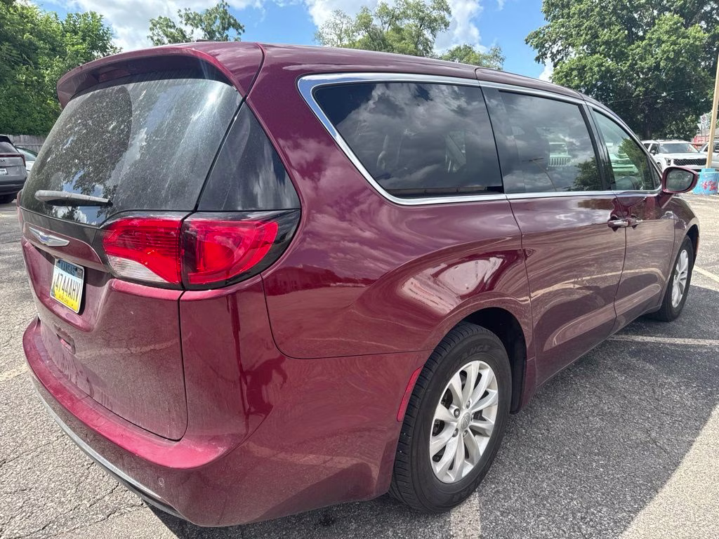 2018 Velvet Red Pearlcoat Chrysler Pacifica Touring Plus FWD Van