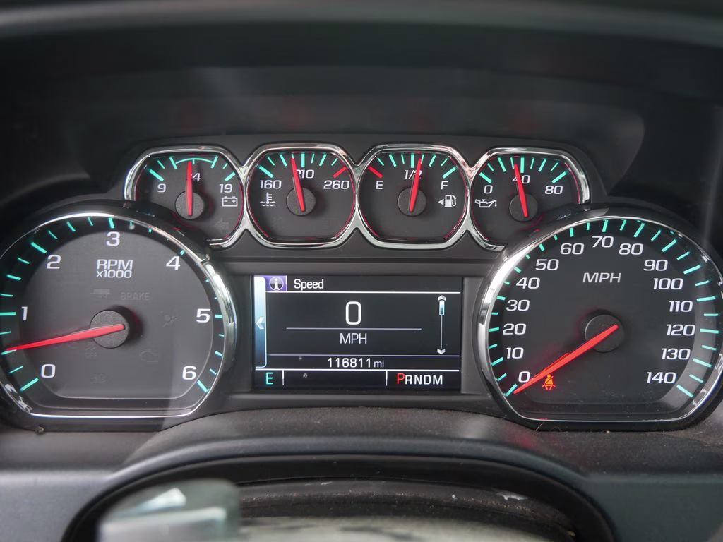 2015 Black Chevrolet Silverado 1500 LTZ w/ 1LZ, Plus Pckg, & Sunroof 4X4 Truck
