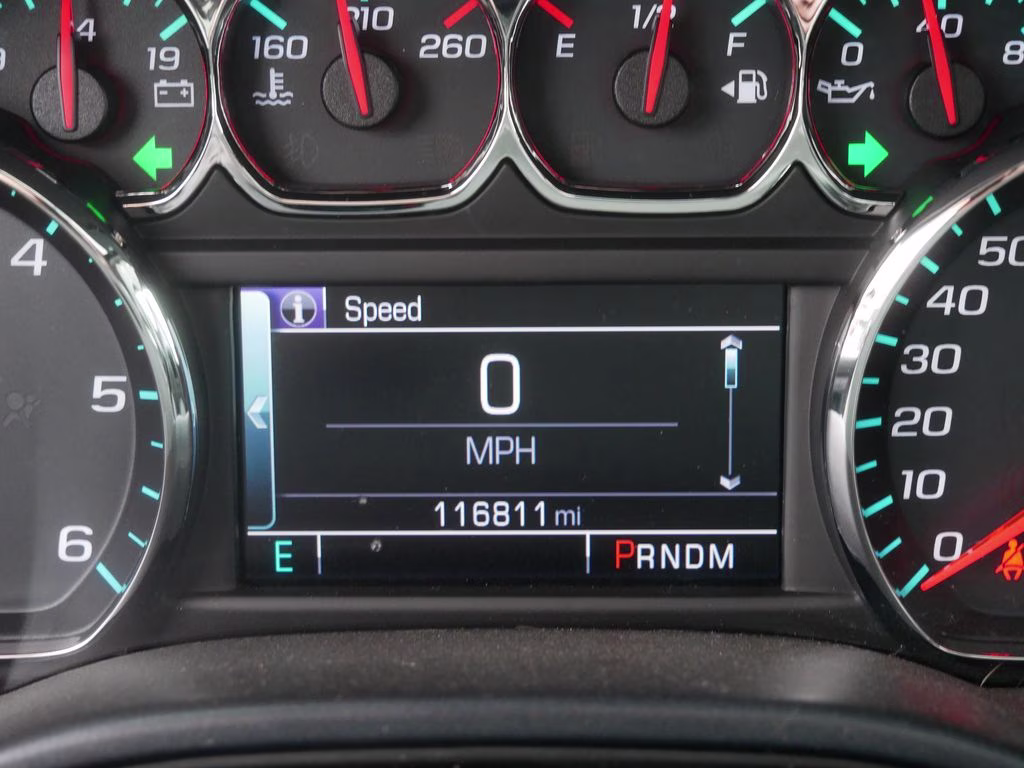 2015 Black Chevrolet Silverado 1500 LTZ w/ 1LZ, Plus Pckg, & Sunroof 4X4 Truck